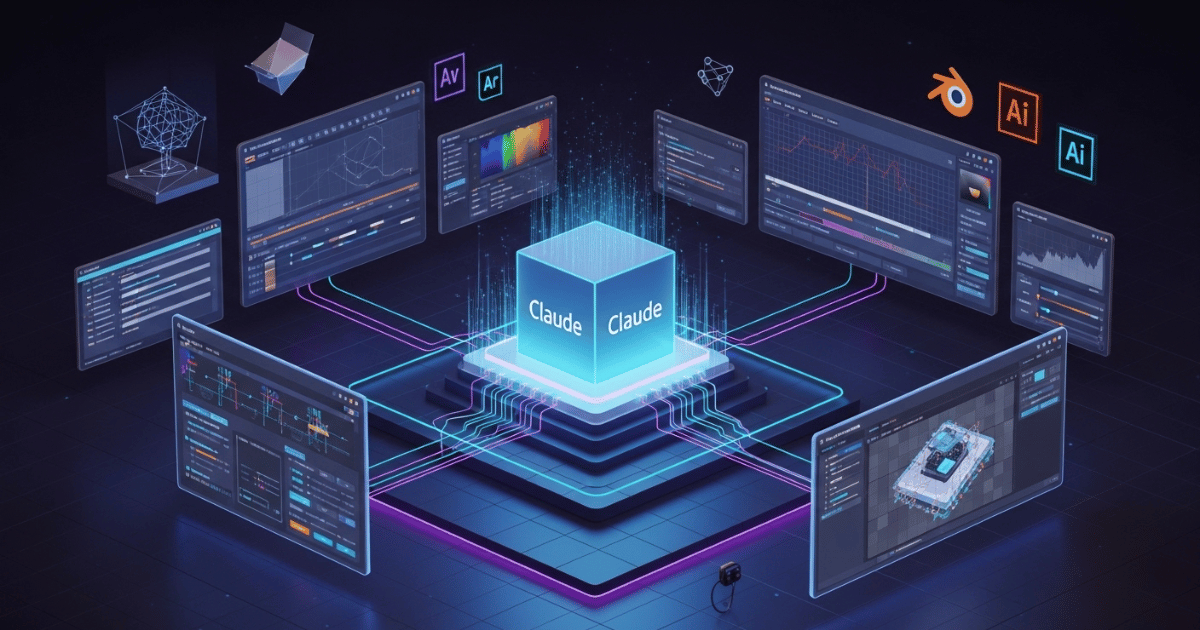 Anthropic Launches Claude AI Connectors for Adobe, Blender, Autodesk Image